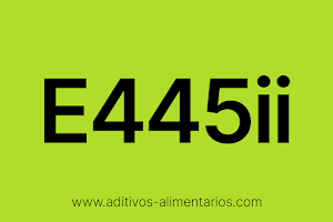 Aditivo Alimentario - E445ii - Ésteres Glicéridos de Colofonia de Aceite de Resina