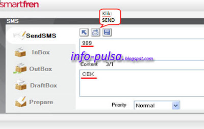 Cara Cek Pulsa SmartFren via SMS di Modem