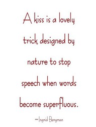 A Quote about kiss