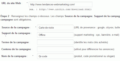 Generateur de tags de campagne pour tracking via Google Analytics - tendances webmarketing