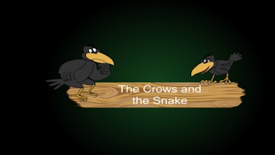 "crow and snake" are short funny bedtime stories for kids