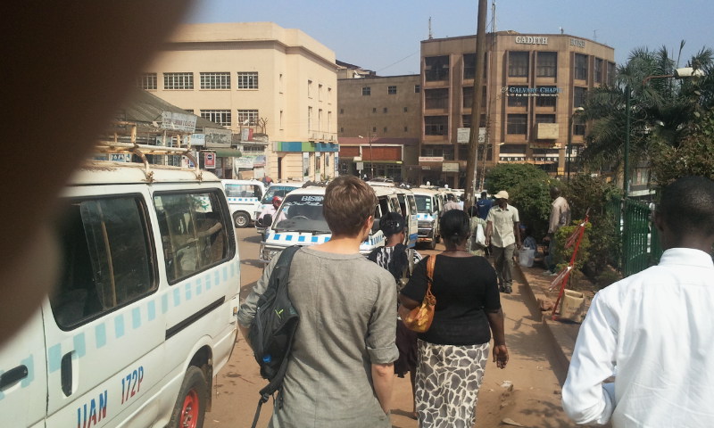 Walking in Kampala