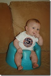 5 Month Sticker