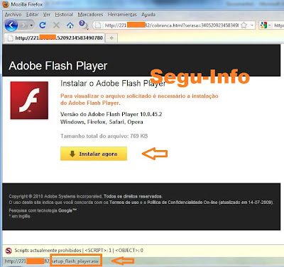 Adobe flash player esta bloqueado