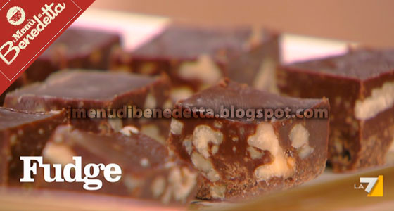 Fudge Cioccolato e Noci di Benedetta Parodi