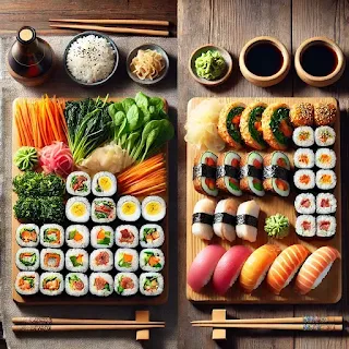 Kimbap vs. SushI