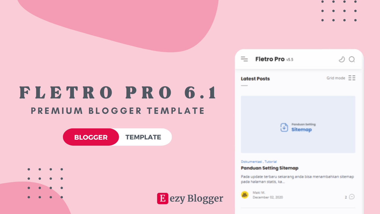 Fletro Pro 6.1 Blogger Template