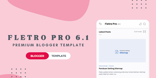 [Latest] Fletro Pro v6.1 Premium Blogger Template for FREE