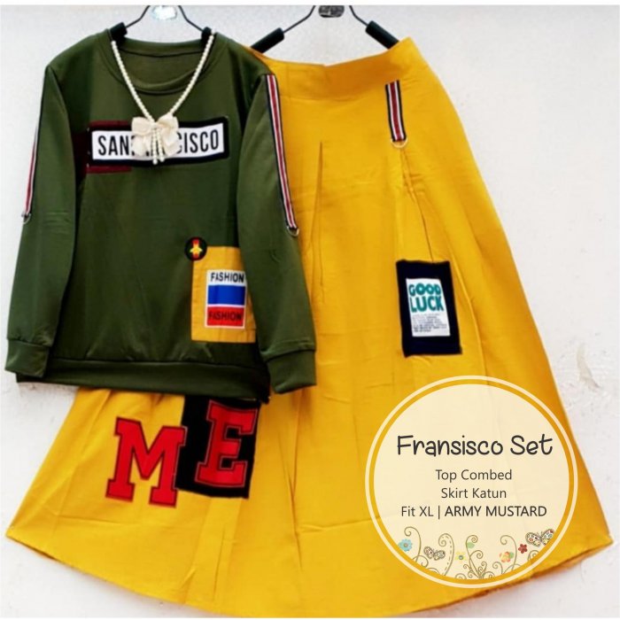 Jual Baju Setelan Wanita Fransisco Set