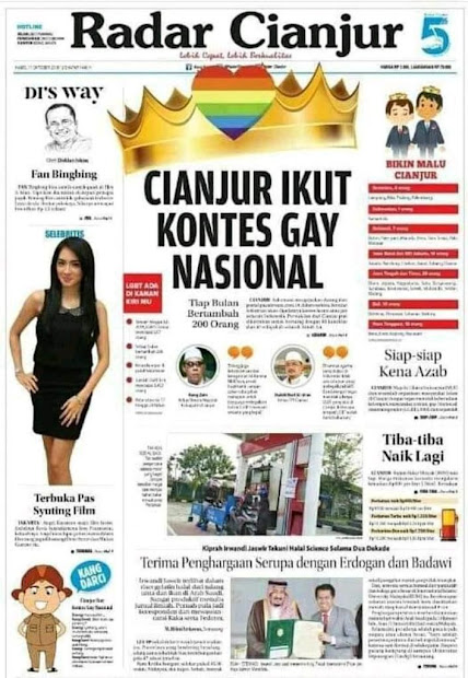 Cianjur Ikut Kontes Gay Nasional Pembawa Petaka