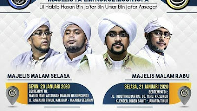 Jadwal Majlis Nurul Musthofa, 20 - 25 Januari 2020
