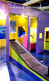 Baggage claim at mini airport Sharjah discovery center