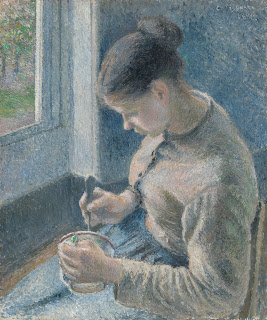 Breakfast, Young Peasant Woman Taking Her Coffee, 1881