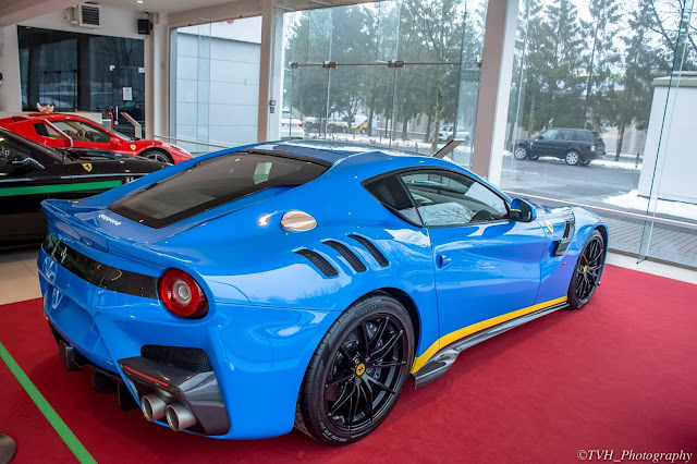 Ferrari F12tdf in Azzurro Dino Blue