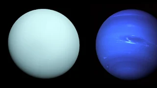 Discovery of three "secret" objects orbiting Neptune and Uranus