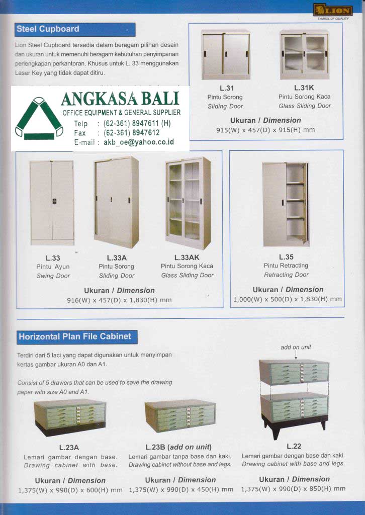 Angkasa Bali Furniture Distributor Kursi Meja Kantor Bali