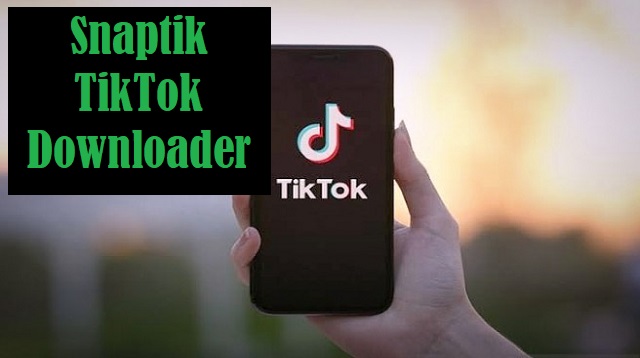  Mungkin anda pengen mendapatkan hasil download video TikTok tanpa watermark dan berkualit Snaptik TikTok Downloader 2022