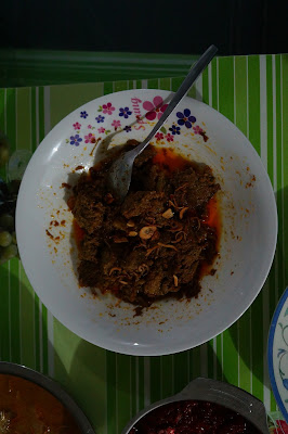 Perpaduan Rendang daging ala Padang dan Tionghoa Foodblogger Pontianak