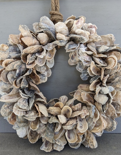 Oyster Shell Wreath Made in South Carolina