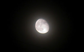 moon photo with canon powershot a3100 IS