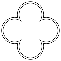 image of a quatrefoil shape