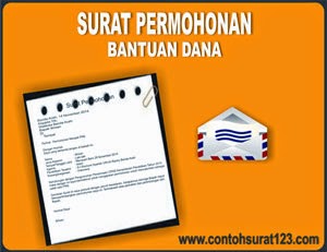 Gambar Contoh Surat Permohonan Bantuan Dana