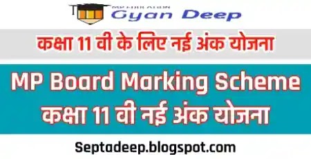 MP Board Class 11th New Marking Scheme 2023-24