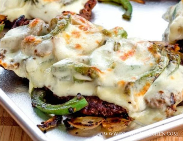 SMOTHERED PHILLY CHEESE CUBED STEAK