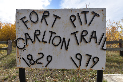 Fort Carlton Saskatchewan sign.