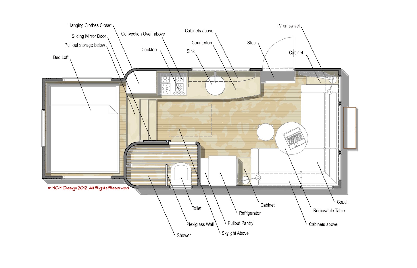 Rendered Floor Plan