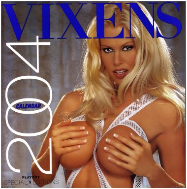 Playboy Vixens Sexy Big Boobs Girl Calendar 2004