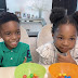 Tiwa Savage’s Son and Davido’s Daughter Join the #FruitSnackChallenge