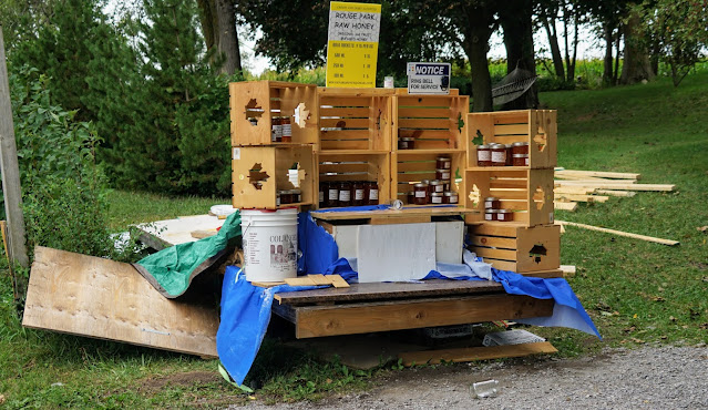 Honey stand near Rouge Park