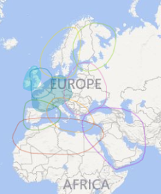 Climbing My Family Tree: Mom AncestryDNA results Map  (Copyright to Ancestry DNA)