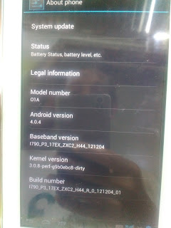 device information advan vandroid 01a 006 service