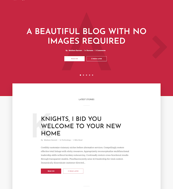 Typology - Minimalist WordPress Blog & Text Based Theme