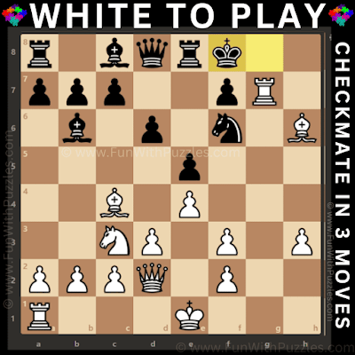 Chess Puzzle Challenge: White to Play and checkmate Black in 3-moves