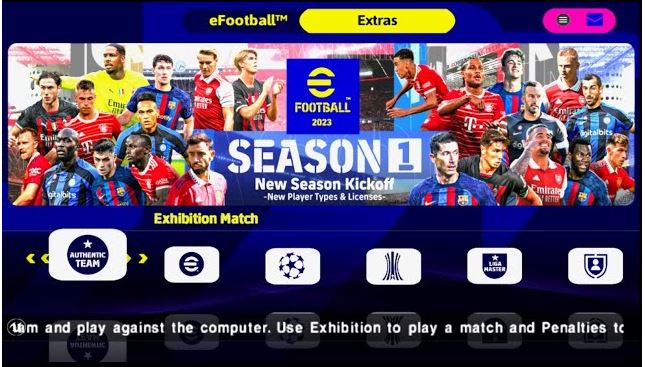 Download eFootball Pes 2023 PPSSPP Android Offline Bendezu Full