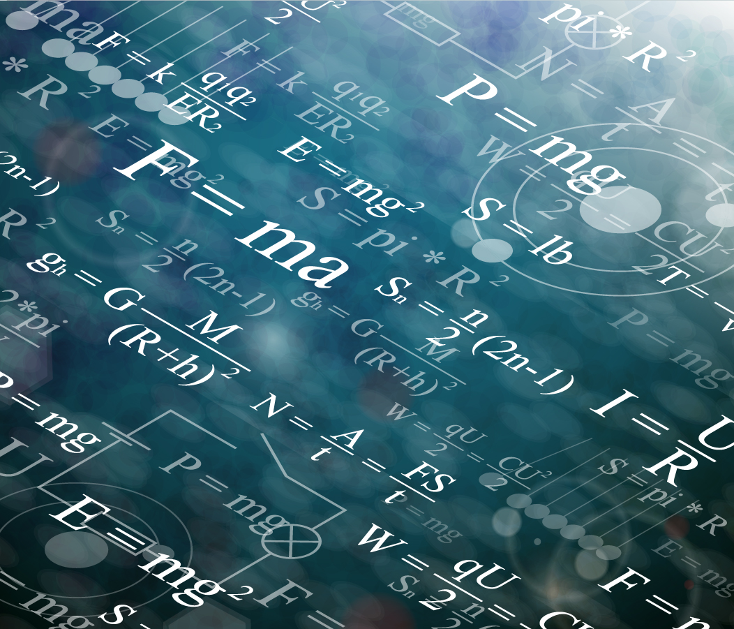 Free Vector がらくた素材庫 科学的な数式の背景 Scientific Formulas Backgrounds イラスト素材