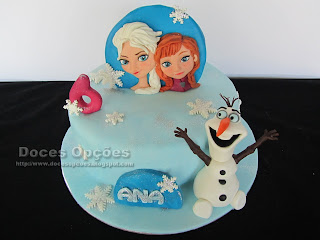 Bolo de aniversário Frozen