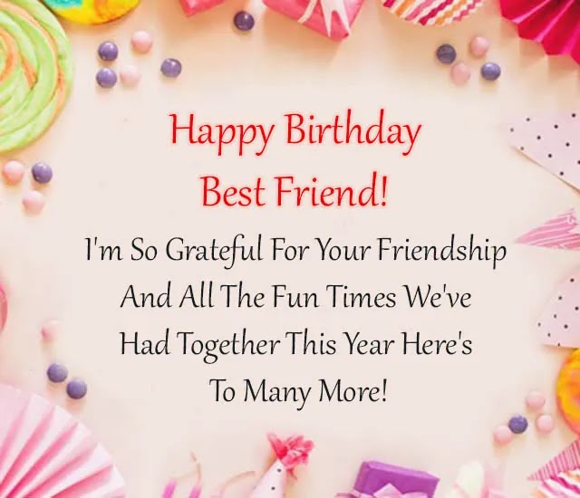 Birthday Wishes For Friends