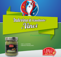 Logo Indovina il risultato e vinci Crema di Pistacchio e buoni sconto