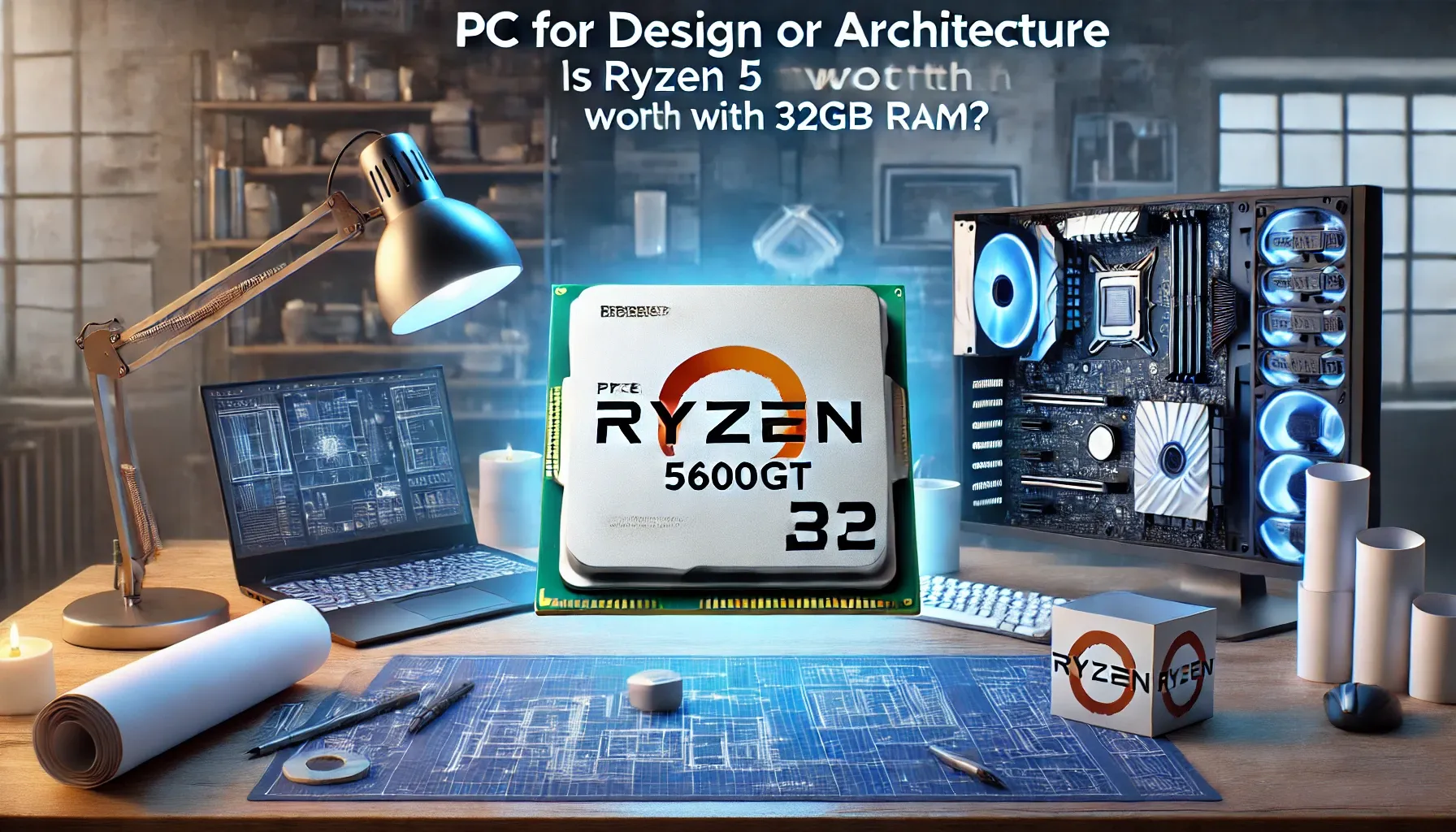 PC para Diseño o arquitectura: vale la pena un rayzen 5 5600gt