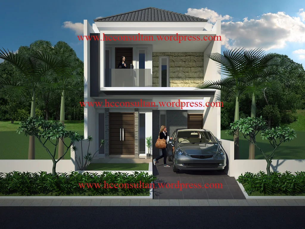 Tukang Bangun Rumah Rumah Minimalis 6x12 Tampak Depan