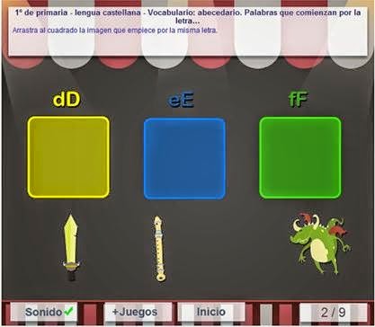 http://www.mundoprimaria.com/juegos/lenguaje/vocabulario/1-primaria/219-juego-abecedario-empezar-letra/index.php