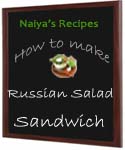 How to Make Russian Salad Sandwich