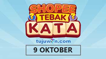 kunci jawaban tebak kata shopee harian tantangan 9 oktober 2022 terbaru