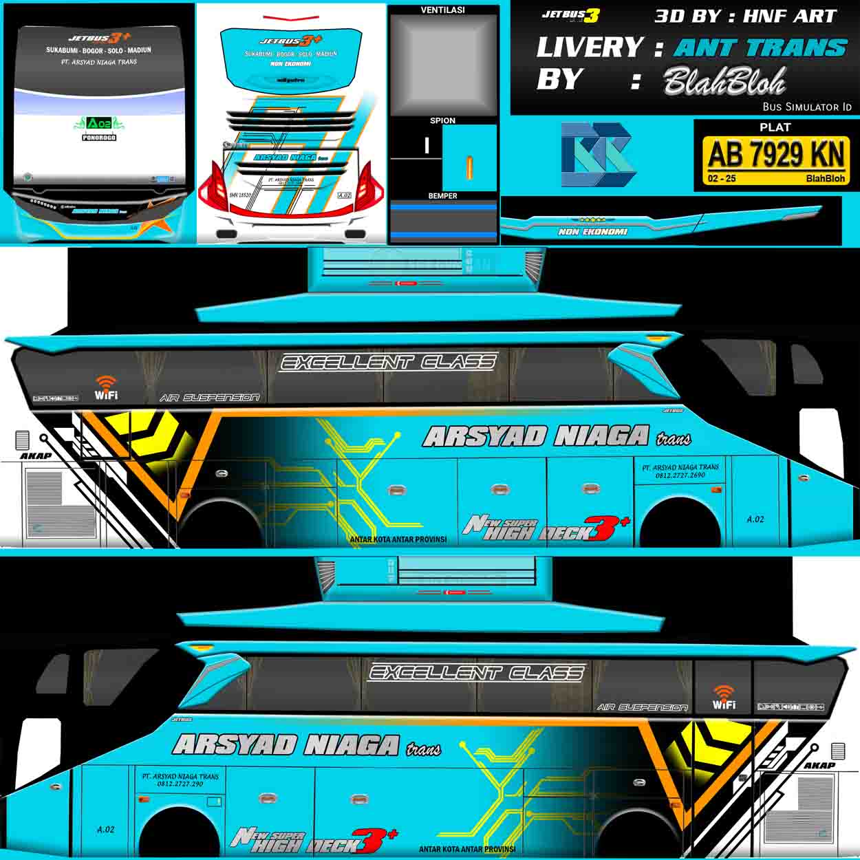 skin bussid ant trans