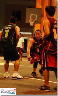 Dheck Diacos setting up the play for his team