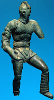Secutor, gladiator, Ancient Rome, bronze